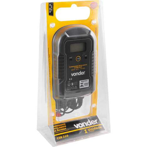 Carregador inteligente de bateria 127 V~ CIB 210 VONDER Carregador inteligente de bateria 127 V~ CIB 210 VONDER