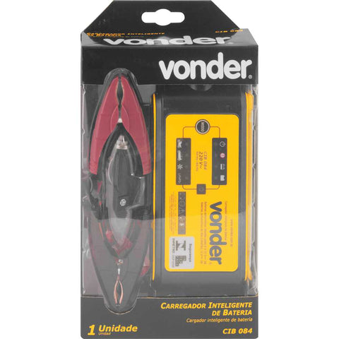 Carregador inteligente de bateria 220 V~ CIB 084 VONDER Carregador inteligente de bateria 220 V~ CIB 084 VONDER