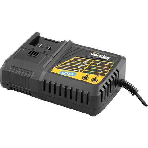 Carregador de bateria 18 V linha intercambiável carregamento rápido ICBV 1806 VONDER Carregador de bateria 18 V linha intercambiável carregamento rápido ICBV 1806 VONDER