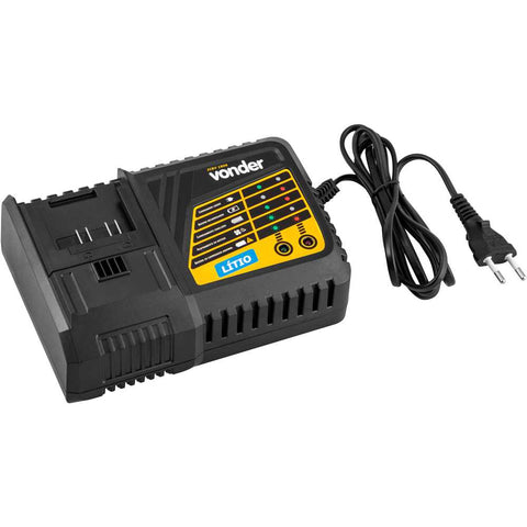 Carregador de bateria 18 V linha intercambiável carregamento rápido ICBV 1806 VONDER Carregador de bateria 18 V linha intercambiável carregamento rápido ICBV 1806 VONDER