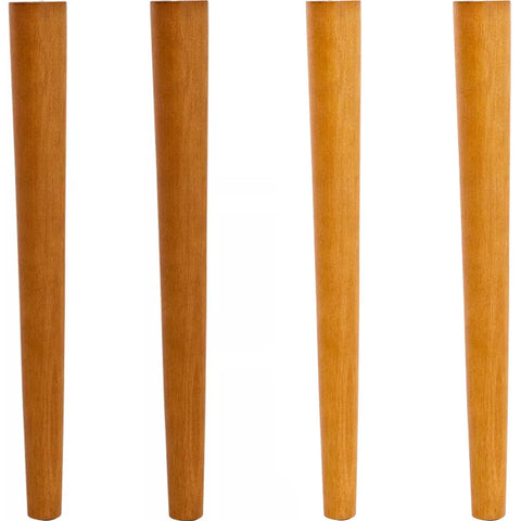 4 Pés Palitos 30cm Madeira Mel Poltrona Puff Rack Chapas de Fixação Retos 4 Pés Palitos 30cm Madeira Mel Poltrona Puff Rack Chapas de Fixação Retos