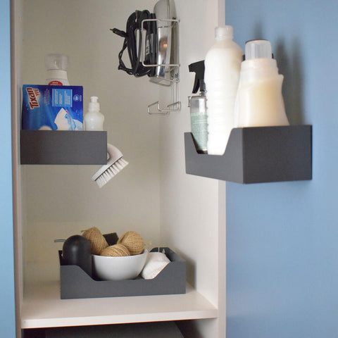 Porta Objetos Suporte de Parede Organizador Multiuso 30x10,5cm Dourado Masutti Porta Objetos Suporte de Parede Organizador Multiuso 30x10,5cm Dourado Masutti