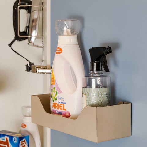 Porta Objetos Suporte de Parede Organizador Multiuso 30x10,5cm Dourado Masutti Porta Objetos Suporte de Parede Organizador Multiuso 30x10,5cm Dourado Masutti