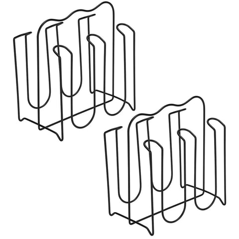 Kit 2 Suportes Porta 6 Copos Preto Escorredor Organizador Mesa Bancada Black Arthi Kit 2 Suportes Porta 6 Copos Preto Escorredor Organizador Mesa Bancada Black Arthi