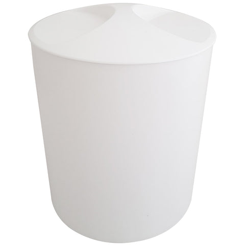 Suporte Papeleira E Lixeira Com Tampa Porta Papel Higiênico Branca Suporte Papeleira E Lixeira Com Tampa Porta Papel Higiênico Branca