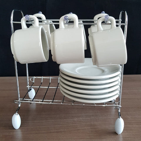 Kit Aramados Para Cozinha Porta Xícaras Pires Suporte Pratos Kit Aramados Para Cozinha Porta Xícaras Pires Suporte Pratos
