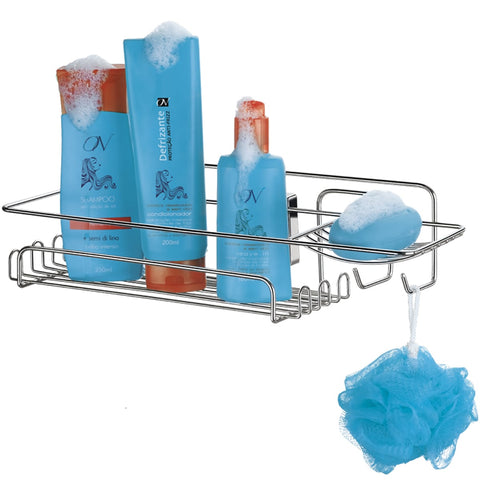 Suporte Porta Shampoo Sabonete Produtos De Banho De Ventosas Suporte Porta Shampoo Sabonete Produtos De Banho De Ventosas