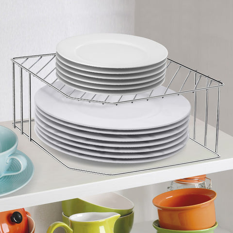 Organizador De Armário Bancada Prateleira Aramado Cromado Organizador De Armário Bancada Prateleira Aramado Cromado