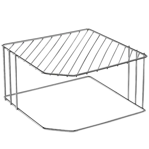 Organizador De Armário Bancada Prateleira Aramado Cromado Organizador De Armário Bancada Prateleira Aramado Cromado