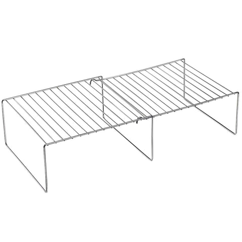 Prateleira Extensível Aramado Organizador De Armário Cromado Prateleira Extensível Aramado Organizador De Armário Cromado