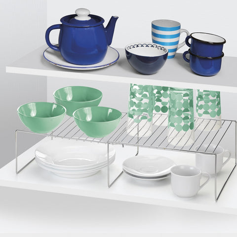 Prateleira Extensível Aramado Organizador De Armário Cromado Prateleira Extensível Aramado Organizador De Armário Cromado