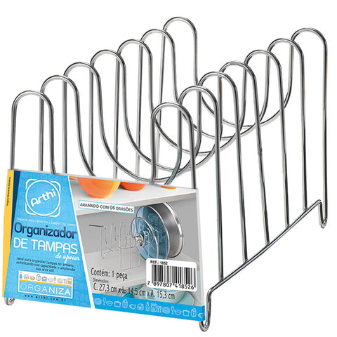 Porta Tampas De Panelas Organizador de Travessas e Formas Porta Tampas De Panelas Organizador de Travessas e Formas