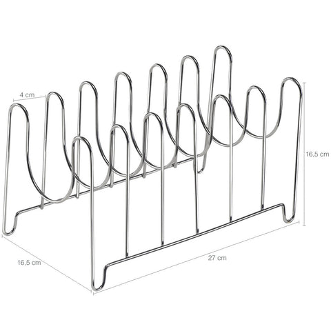 Porta Tampas De Panelas Organizador de Travessas e Formas Porta Tampas De Panelas Organizador de Travessas e Formas