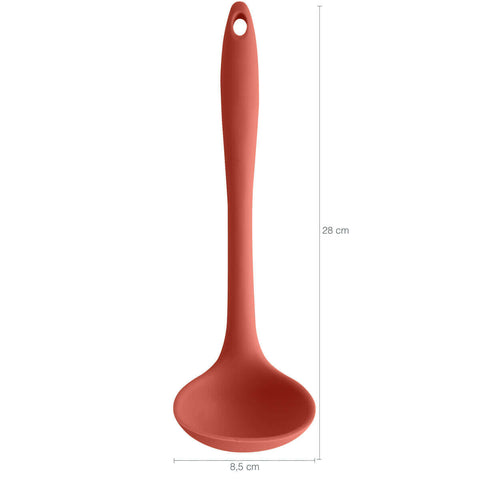 Conjunto De 5 Talheres De Silicone Utensílio De Cozinha Ou Terracota Conjunto De 5 Talheres De Silicone Utensílio De Cozinha Ou Terracota