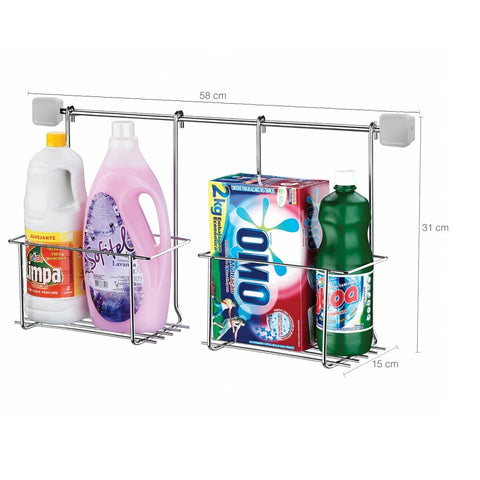Suporte Para Lavanderia Prateleiras Multiuso Suspensas Sabão Suporte Para Lavanderia Prateleiras Multiuso Suspensas Sabão