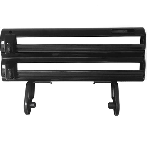 Porta Rolos Maxroll 3x1 Com Cortadores Aluminio Toalha Pvc Preto Porta Rolos Maxroll 3x1 Com Cortadores Aluminio Toalha Pvc Preto