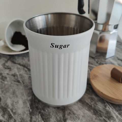 Jogo De Latas Decorativas Para Café E Açúcar Potes Coffee Sugar Condimentos Jogo De Latas Decorativas Para Café E Açúcar Potes Coffee Sugar Condimentos