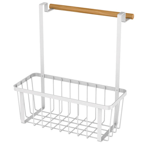 Suporte Organizador Para Porta De Armário De Aço Carbono E Porta Pano Em Madeira Yoi Suporte Organizador Para Porta De Armário De Aço Carbono E Porta Pano Em Madeira Yoi
