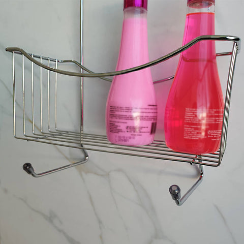 Suporte Para Banheiro Porta Shampoo E Cosméticos Encaixe Box Suporte Para Banheiro Porta Shampoo E Cosméticos Encaixe Box