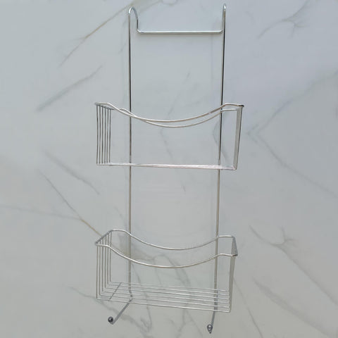 Kit 2 Suportes para Banheiro Porta Shampoo Cosméticos Encaixe Box Kit 2 Suportes para Banheiro Porta Shampoo Cosméticos Encaixe Box