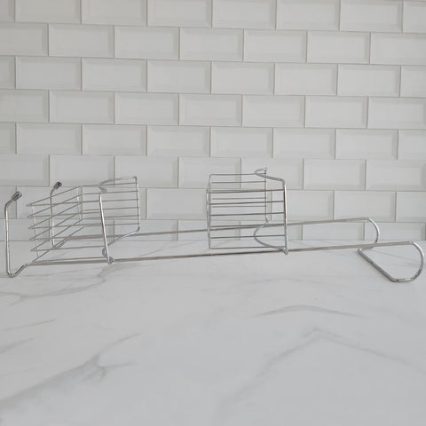 Kit 2 Suportes para Banheiro Porta Shampoo Cosméticos Encaixe Box Kit 2 Suportes para Banheiro Porta Shampoo Cosméticos Encaixe Box