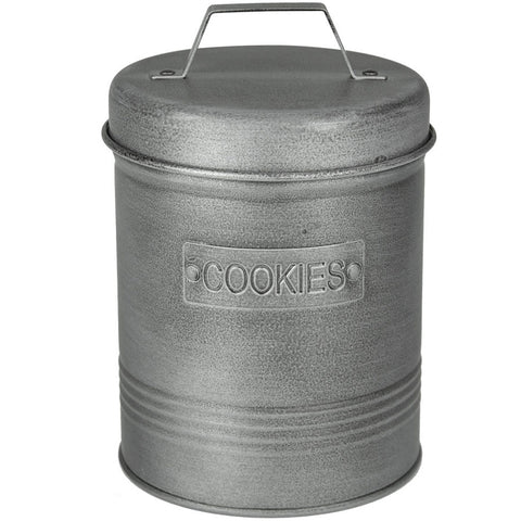 Pote para Biscoitos 1,50L Lata Cookies Porta Condimentos em Aço Soho Yoi Grafite Pote para Biscoitos 1,50L Lata Cookies Porta Condimentos em Aço Soho Yoi Grafite
