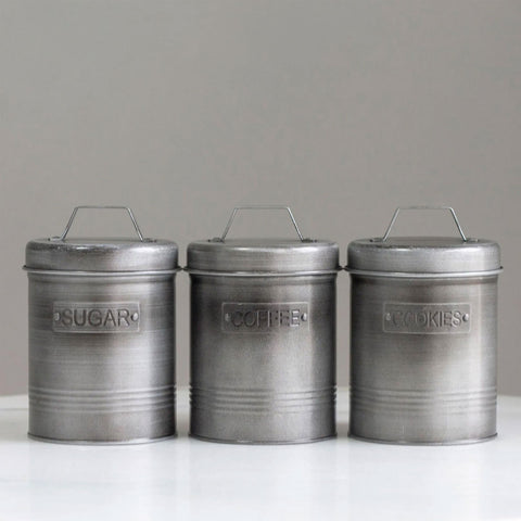 Pote para Biscoitos 1,50L Lata Cookies Porta Condimentos em Aço Soho Yoi Grafite Pote para Biscoitos 1,50L Lata Cookies Porta Condimentos em Aço Soho Yoi Grafite