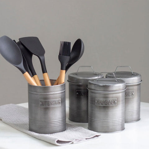 Pote para Café 1,50L Lata Coffee Porta Condimentos em Aço Soho Yoi Grafite Pote para Café 1,50L Lata Coffee Porta Condimentos em Aço Soho Yoi Grafite