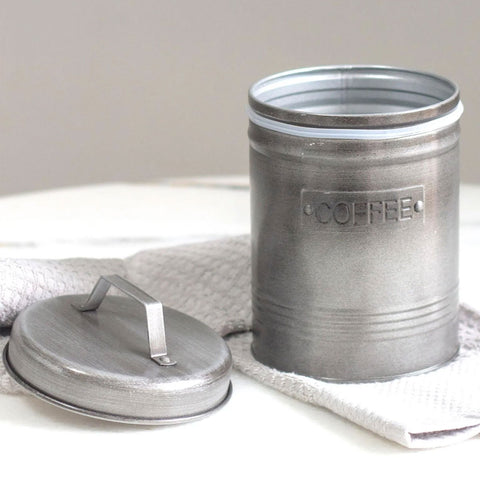 Kit 3 Latas Porta Condimentos para Açúcar Café e Biscoitos e 1 Porta Utensílios em Aço Soho Yoi Grafite Kit 3 Latas Porta Condimentos para Açúcar Café e Biscoitos e 1 Porta Utensílios em Aço Soho Yoi Grafite