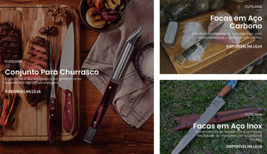 Qual a diferença entre o aço carbono e o aço inox nas facas artesanais?