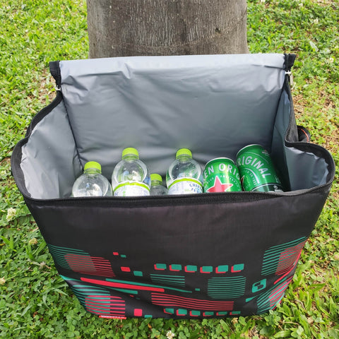 Bolsa Térmica Cooler 30 Litros Soprano Dobrável a Melhor Vermelha