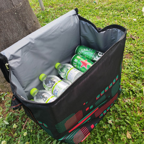 Bolsa Térmica Cooler 30 Litros Soprano Dobrável a Melhor Vermelha