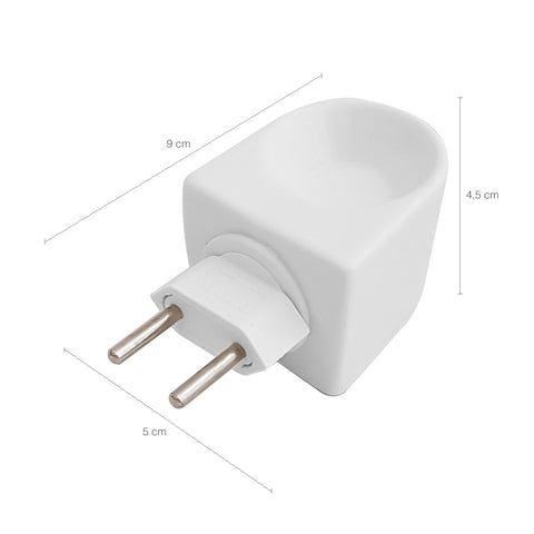 Aromatizador Elétrico Difusor Via Aroma Standard Luxo Branco