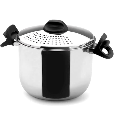 Panela Espagueteira 5L Aço Inox Escorredor Massa Macarrão Legumes Vivace Forma