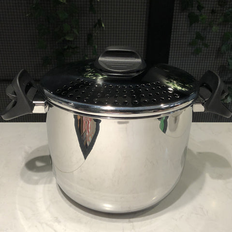 Panela Espagueteira 5L Aço Inox Escorredor Massa Macarrão Legumes Vivace Forma