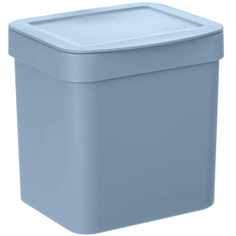 Lixeira Para Pia De Cozinha 2,5L Lixeira Compacta De Plástico Azul Glacial OU