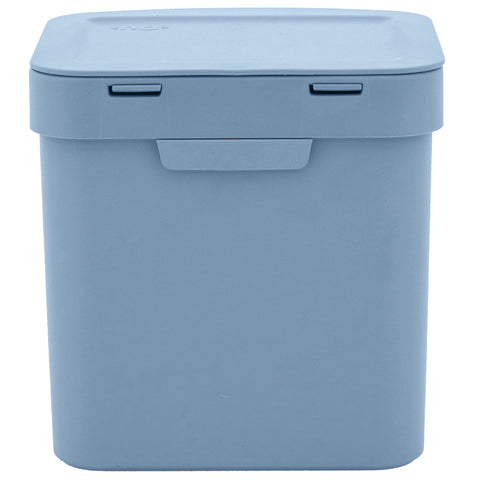 Lixeira Para Pia De Cozinha 2,5L Lixeira Compacta De Plástico Azul Glacial OU