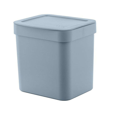 Lixeira para Pia de Cozinha de Plástico 4,7L Azul Glacial Ou