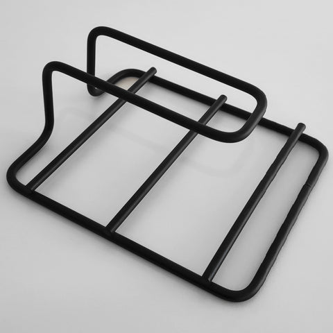 Porta Guardanapo De Mesa Aramado Suporte Para Guardanapos Preto Fosco Stolf