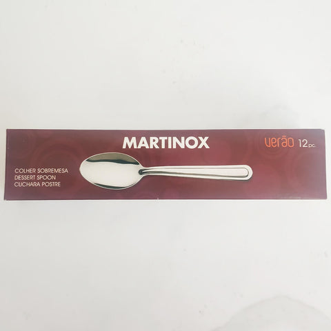 Conjunto 12  Colheres Pequenas para Sobremesa Aço Inox Linha Verão Martinazzo