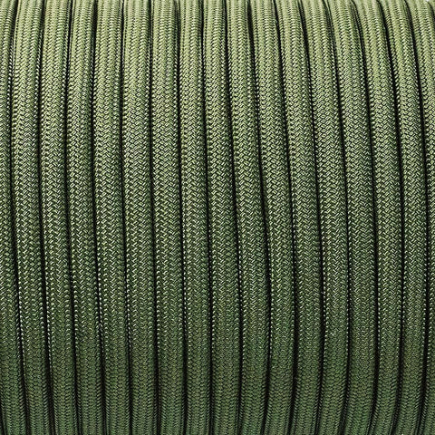 Paracord 550 Libras 4mm Corda De Sobrevivência Tática Militar 10 Metros 366kgf Verde Oliva