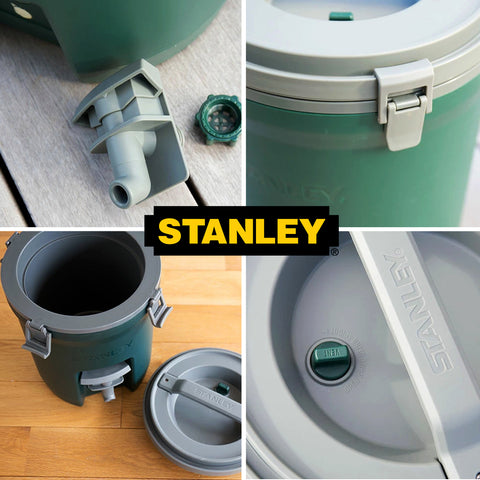 Garrafão Térmico com Torneira 7,5L Aço Inox e Plástico Jug Térmica Stanley Green