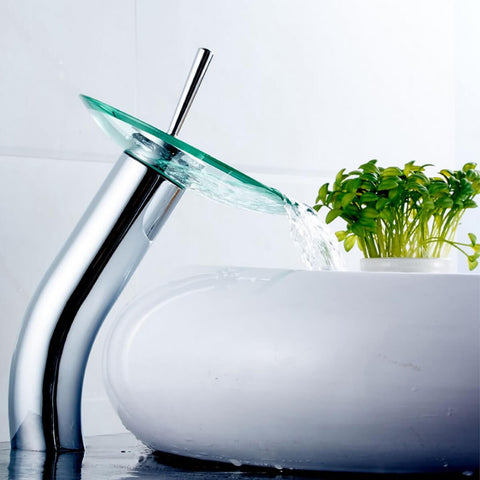 Torneira Bica Alta Misturador Monocomando De Mesa Cascata