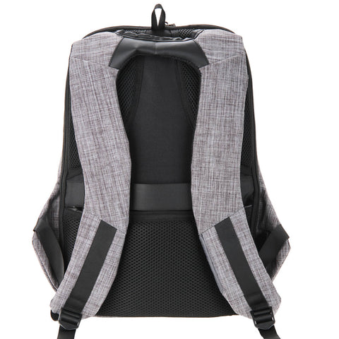 Mochila Antifurto Tonin Com Usb Cinza Para Notebook 15'' Anti Roubo