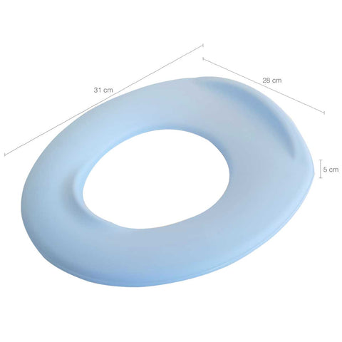 Redutor Assento Infantil Para Tampa De Vaso Sanitário Banheiro Sanremo Azul