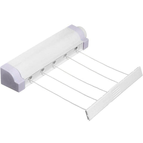 Varal Retrátil Automático de Parede com 5 Cordas de 4,1m Rotoflex Secalux Branco