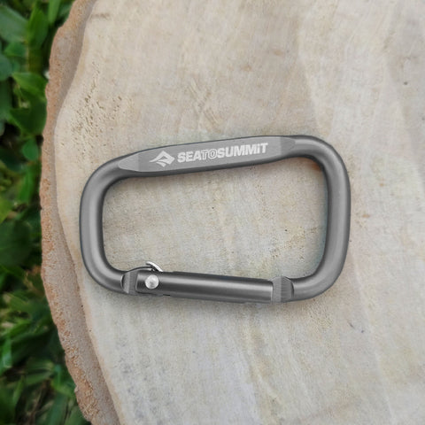 Kit 3 Talheres Para Camping Com Mosquetão Sea To Summit Garfo Faca E Colher