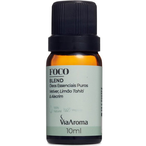 Blend De Óleos Essenciais Para Aromatizador Elétrico 10ml Via Aroma Foco