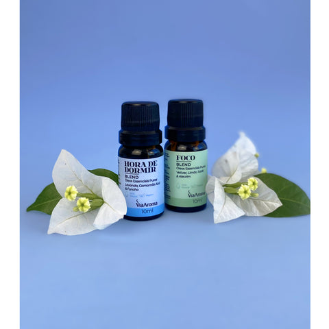 Blend De Óleos Essenciais Para Aromatizador Elétrico 10ml Via Aroma Foco