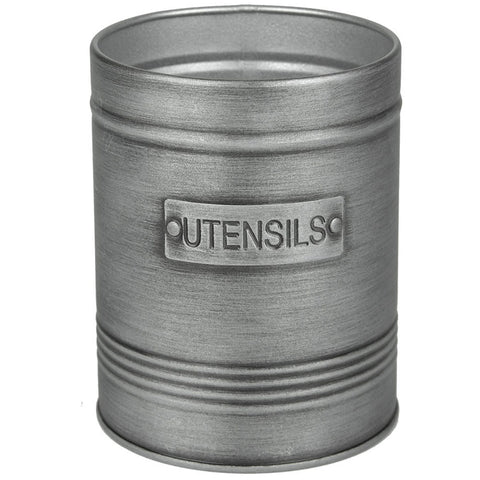 Organizador Porta Utensílios de Cozinha Lata Utensils em Aço Soho Yoi Grafite